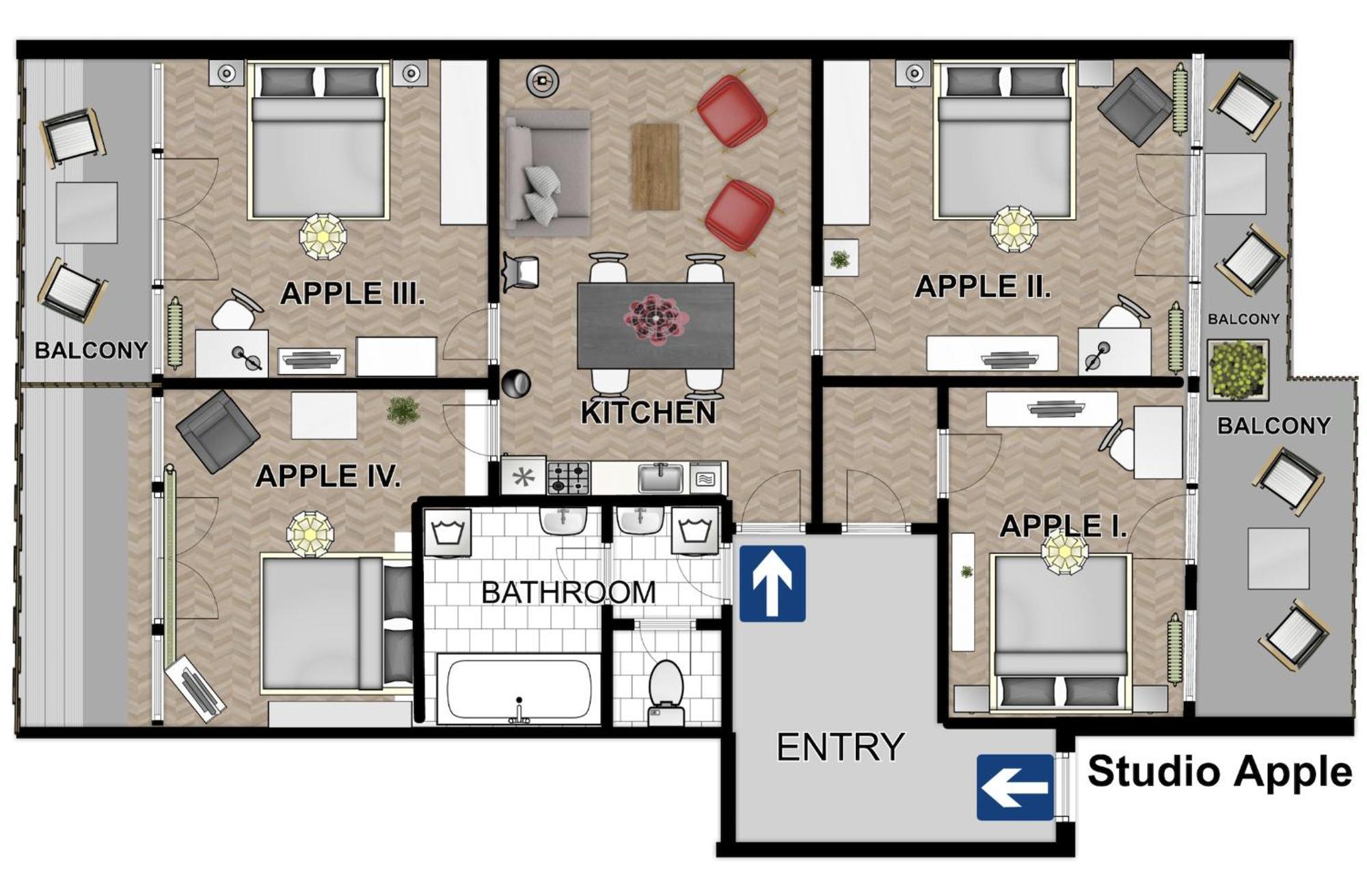New Town - Apple Apartments Praga Exterior foto